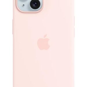 Apple iPhone 15 Silicone Case with MagSafe - Light Pink