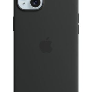 Apple iPhone 15 Plus Silicone Case with MagSafe - Black