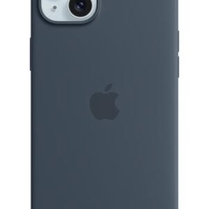 Apple iPhone 15 Plus Silicone Case with MagSafe - Storm Blue