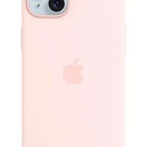Apple iPhone 15 Plus Silicone Case with MagSafe - Light Pink