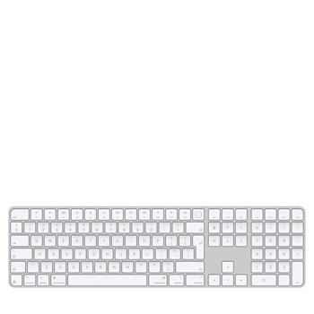 Apple Magic Keyboard with Touch ID and Numeric Keypad for Mac models with Apple silicon - International English - White Keys