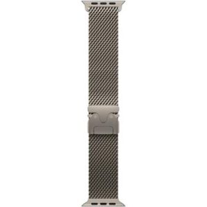 Apple Watch 49mm Natural Titanium Milanese Loop - Small