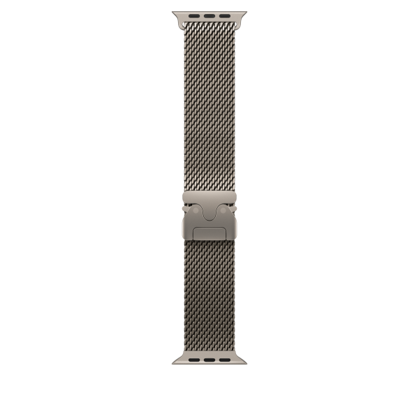 Apple Watch 49mm Natural Titanium Milanese Loop - Small