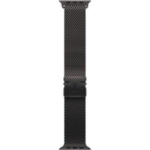 Apple Watch 49mm Black Titanium Milanese Loop - Medium