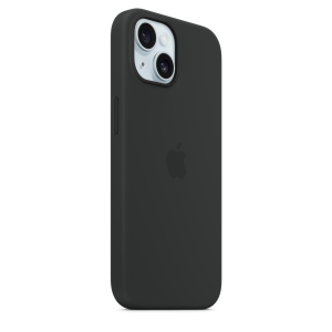 Apple iPhone 15 Silicone Case with MagSafe - Black