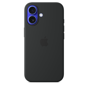 Apple iPhone 16 Silicone Case with MagSafe - Black