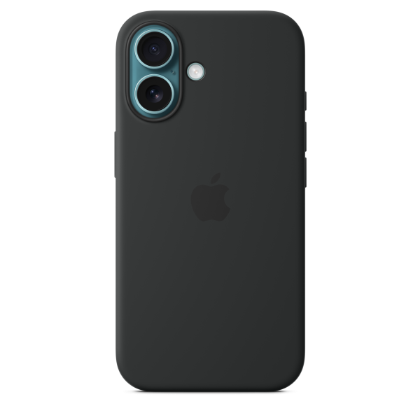 Apple iPhone 16 Silicone Case with MagSafe - Black