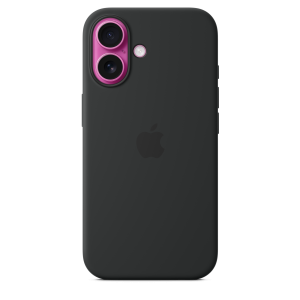 Apple iPhone 16 Silicone Case with MagSafe - Black