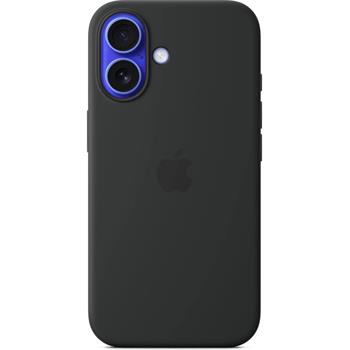 Apple iPhone 16 Silicone Case with MagSafe - Black