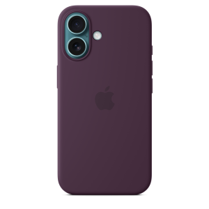 Apple iPhone 16 Silicone Case with MagSafe - Plum
