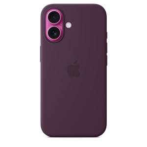 Apple iPhone 16 Silicone Case with MagSafe - Plum
