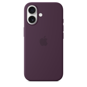 Apple iPhone 16 Silicone Case with MagSafe - Plum