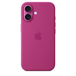 Apple iPhone 16 Silicone Case with MagSafe - Fuchsia