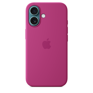 Apple iPhone 16 Silicone Case with MagSafe - Fuchsia