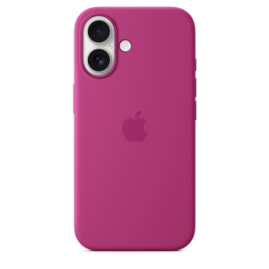 Apple iPhone 16 Silicone Case with MagSafe - Fuchsia