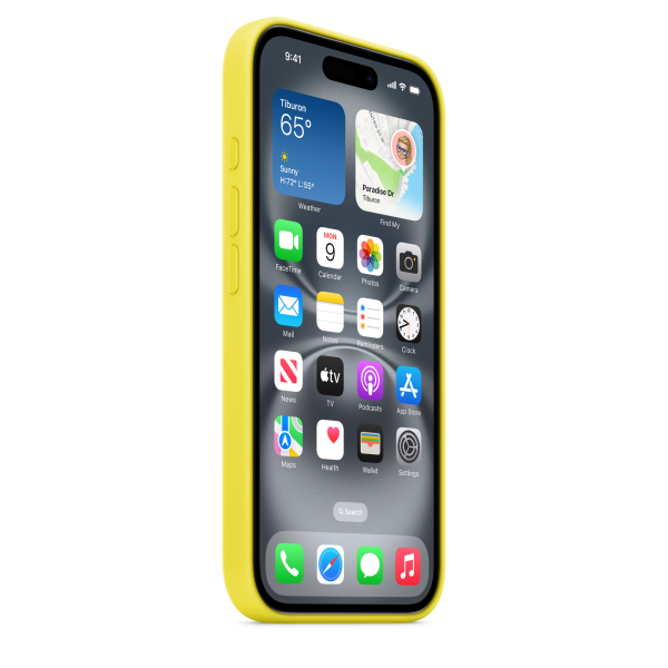 Apple iPhone 16 Silicone Case with MagSafe - Star Fruit