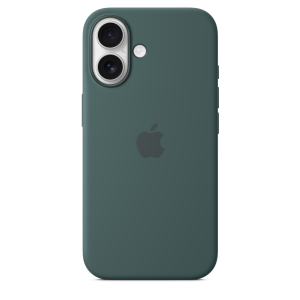 Apple iPhone 16 Silicone Case with MagSafe - Lake Green