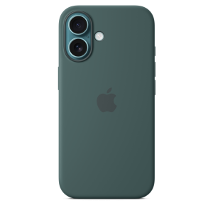 Apple iPhone 16 Silicone Case with MagSafe - Lake Green