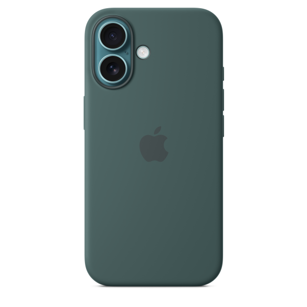 Apple iPhone 16 Silicone Case with MagSafe - Lake Green