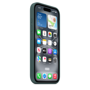 Apple iPhone 16 Silicone Case with MagSafe - Lake Green