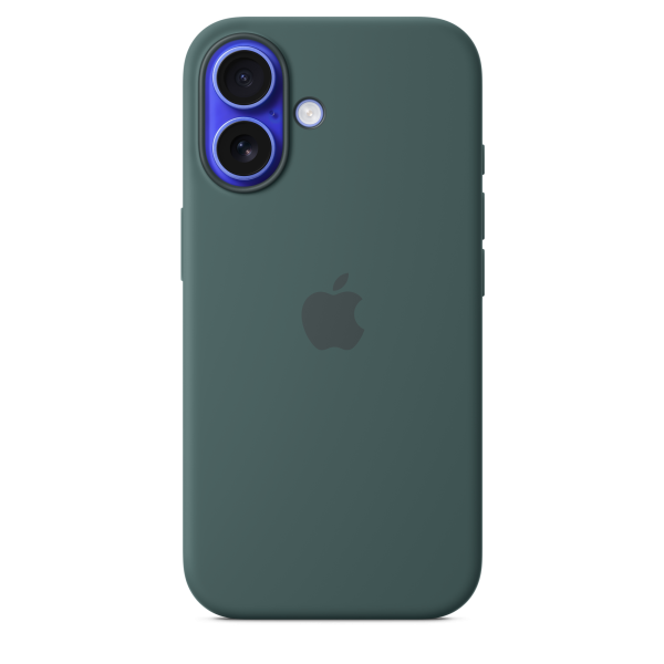 Apple iPhone 16 Silicone Case with MagSafe - Lake Green