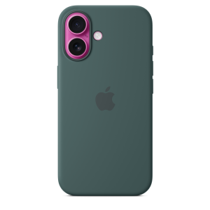 Apple iPhone 16 Silicone Case with MagSafe - Lake Green
