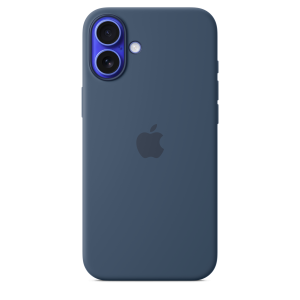 Apple iPhone 16 Plus Silicone Case with MagSafe - Denim