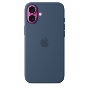Apple iPhone 16 Plus Silicone Case with MagSafe - Denim