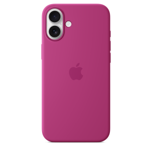 Apple iPhone 16 Plus Silicone Case with MagSafe - Fuchsia