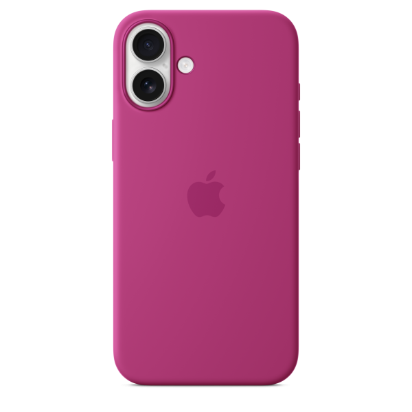 Apple iPhone 16 Plus Silicone Case with MagSafe - Fuchsia