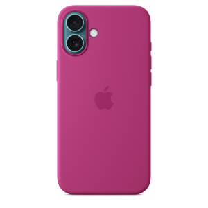 Apple iPhone 16 Plus Silicone Case with MagSafe - Fuchsia