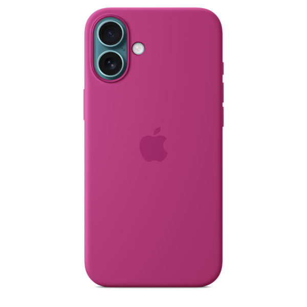Apple iPhone 16 Plus Silicone Case with MagSafe - Fuchsia