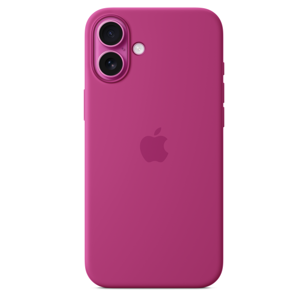 Apple iPhone 16 Plus Silicone Case with MagSafe - Fuchsia
