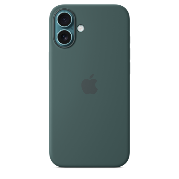 Apple iPhone 16 Plus Silicone Case with MagSafe - Lake Green