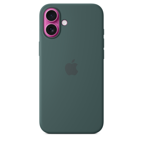 Apple iPhone 16 Plus Silicone Case with MagSafe - Lake Green