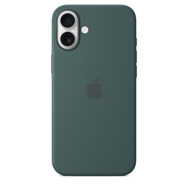 Apple iPhone 16 Plus Silicone Case with MagSafe - Lake Green
