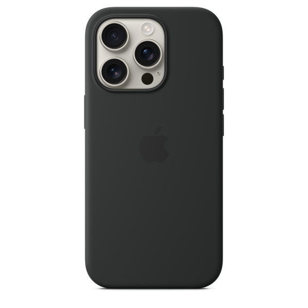 Apple iPhone 16 Pro Silicone Case with MagSafe - Black