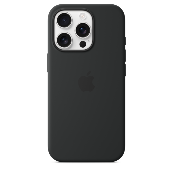 Apple iPhone 16 Pro Silicone Case with MagSafe - Black