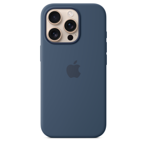 Apple iPhone 16 Pro Silicone Case with MagSafe - Denim