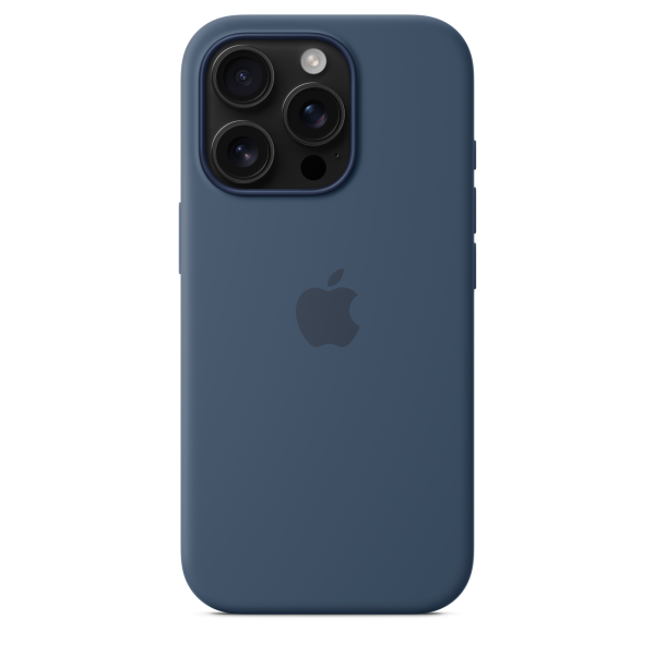 Apple iPhone 16 Pro Silicone Case with MagSafe - Denim