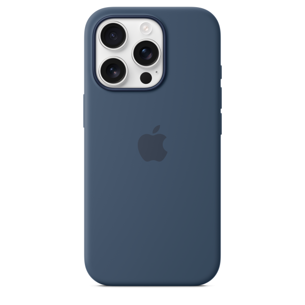 Apple iPhone 16 Pro Silicone Case with MagSafe - Denim