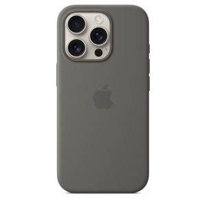 Apple iPhone 16 Pro Silicone Case with MagSafe - Stone Gray