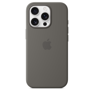 Apple iPhone 16 Pro Silicone Case with MagSafe - Stone Gray