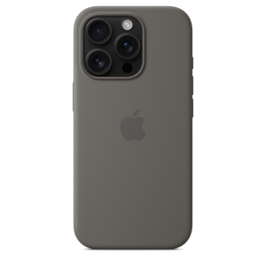 Apple iPhone 16 Pro Silicone Case with MagSafe - Stone Gray