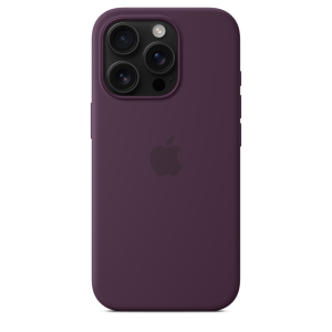 Apple iPhone 16 Pro Silicone Case with MagSafe - Plum