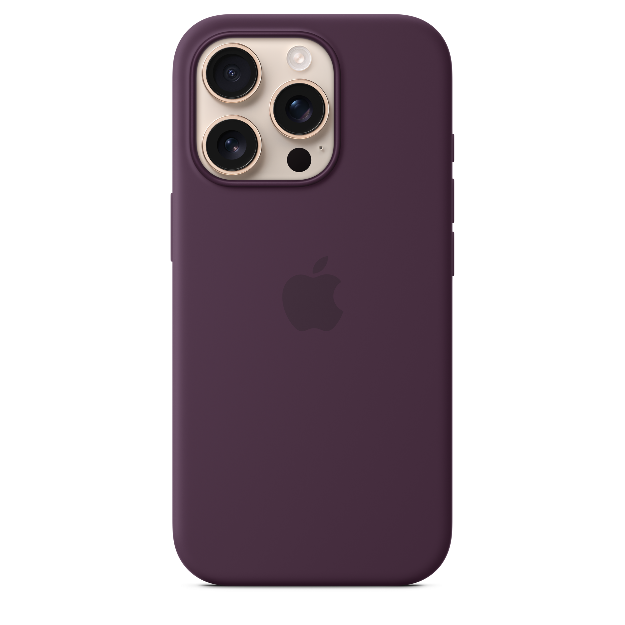 Apple iPhone 16 Pro Silicone Case with MagSafe - Plum