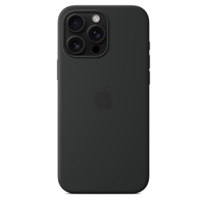 Apple iPhone 16 Pro Max Silicone Case with MagSafe - Black
