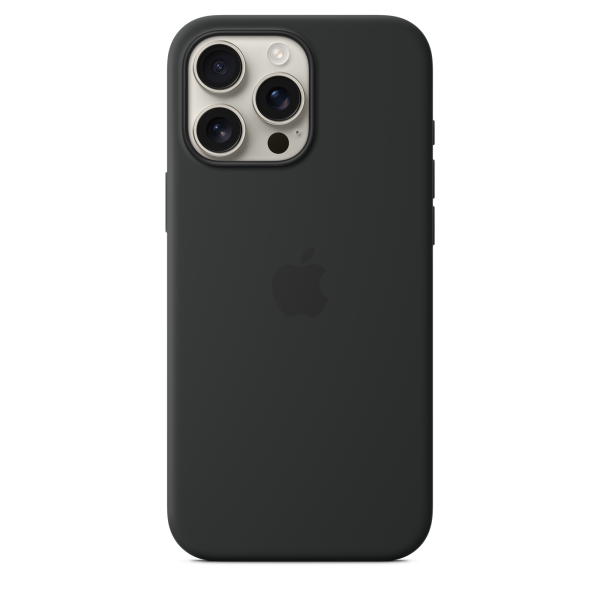 Apple iPhone 16 Pro Max Silicone Case with MagSafe - Black
