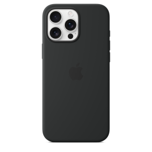 Apple iPhone 16 Pro Max Silicone Case with MagSafe - Black