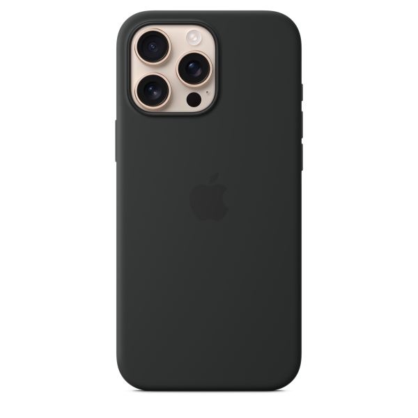 Apple iPhone 16 Pro Max Silicone Case with MagSafe - Black